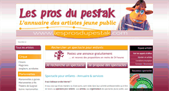 Desktop Screenshot of lesprosdupestak.com