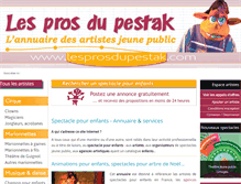 Tablet Screenshot of lesprosdupestak.com